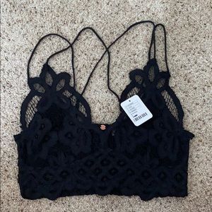 Free People black bralette S NWT